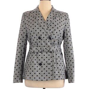 Nicole Miller Double Breasted Mixed print Blazer Nwot